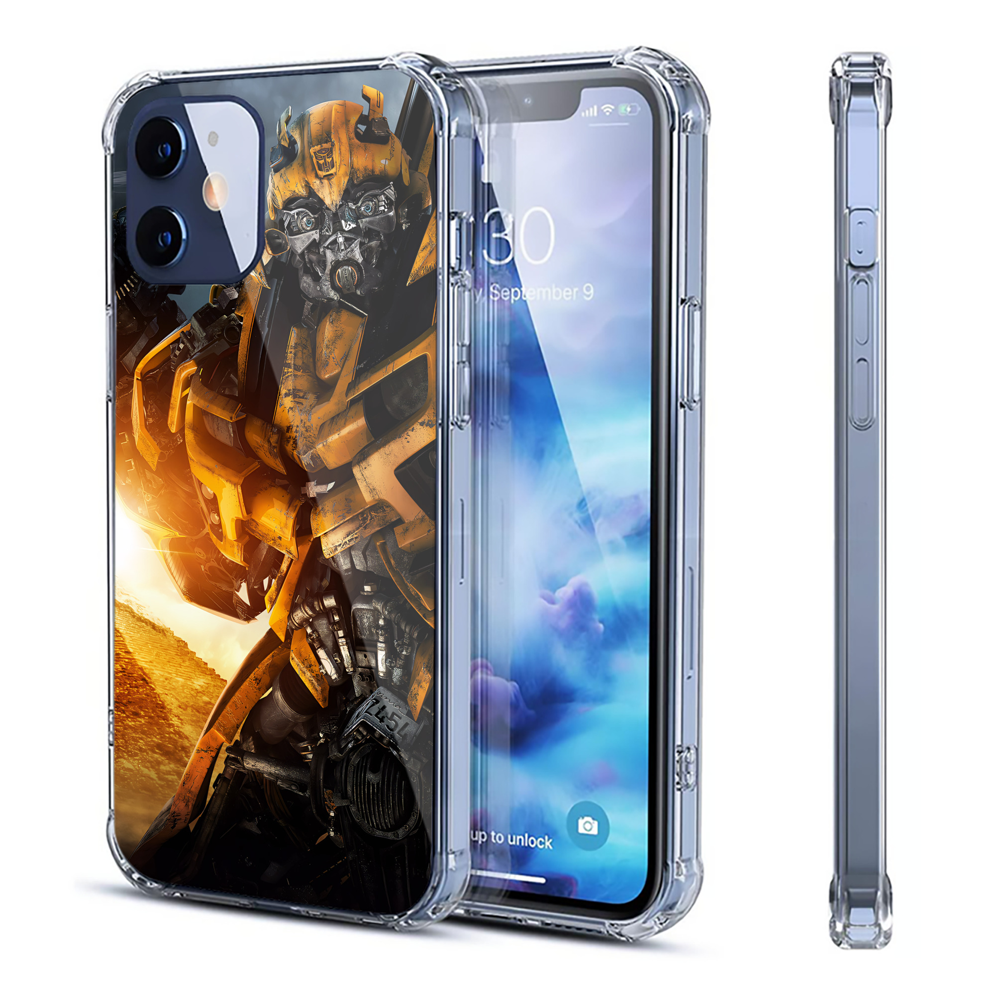 （画像用） Transformers トランスフォーマー 【iPhone 12シリーズ対応】透明スマホケース（クリアソフトケース）